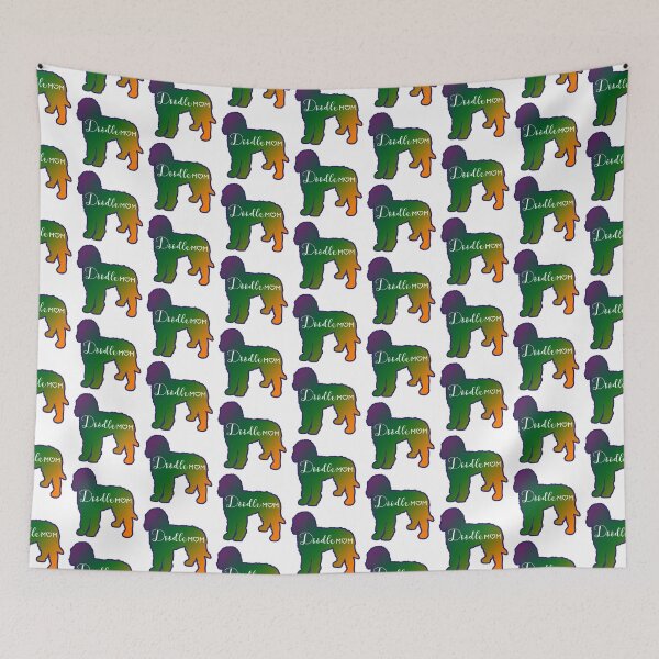 Item preview, Doodle mom in multicolors - Goldendoodle, Labradoodle, Aussiedoodle, Schnoodle, Bernerdoodles designed and sold by smooshfaceutd.
