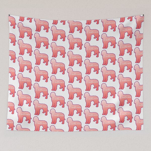 Item preview, Doodle mom in peach, pink, purple - Goldendoodle, Labradoodle, Aussiedoodle, Schnoodle, Bernerdoodles designed and sold by smooshfaceutd.