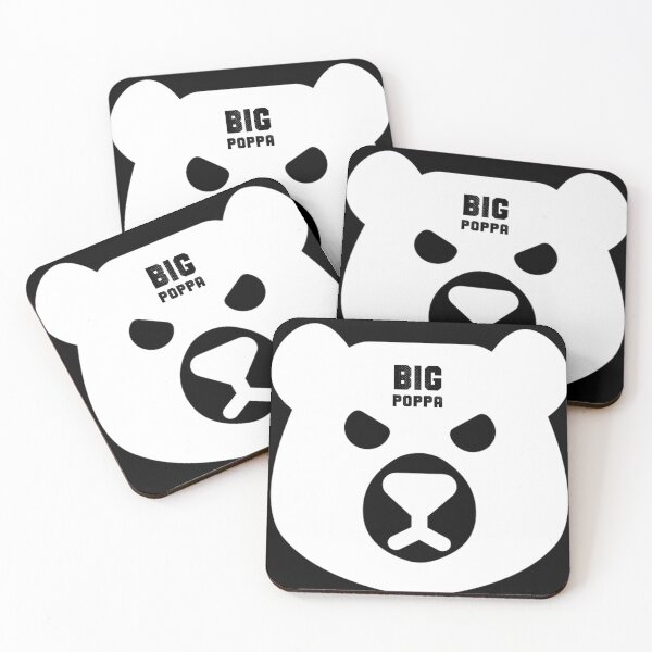Item preview, Big Poppa T shirt bear daddy bear protector white and black designed and sold by Sitamood.