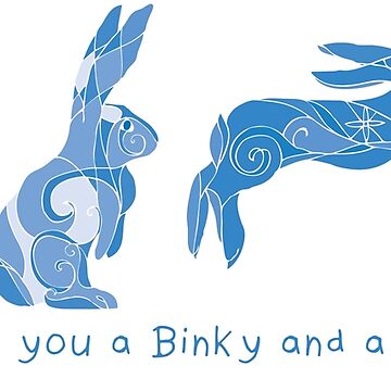 Artwork thumbnail, I Love You A Binky Bump Bunnies by tinaschofield