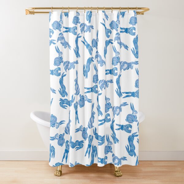 I Love You A Binky Bump Bunnies Shower Curtain