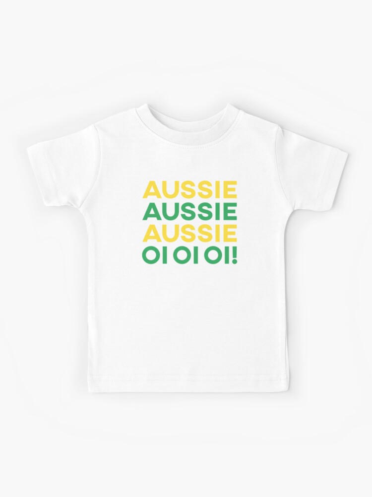 Australia T Shirt Aussie Aussie Aussie Oi! Oi! Oi!