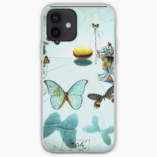 ALLEGORIE DE SOIE Vintage 1950 Dali Butterfly Print iPhone Flexible Hülle