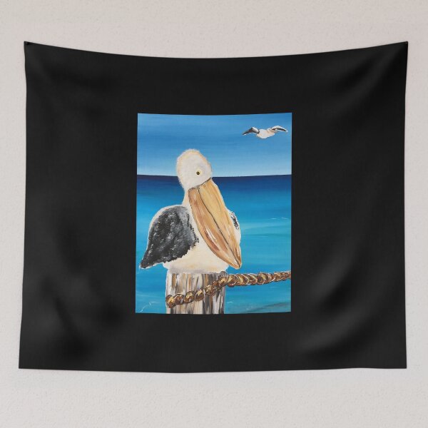 Item preview, Pelican watching designed and sold by NetRaeArt.