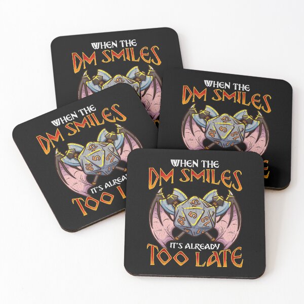 Item preview, When the DM Smiles It's Too Late Funny Gaming designed and sold by perfectpresents.