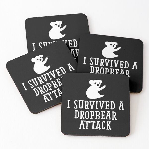 Item preview, I Survived A Dropbear Attack designed and sold by teesaurus.