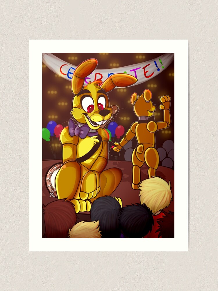 Spring Bonnie and Fredbear!  Fnaf drawings, Fnaf, Fnaf art