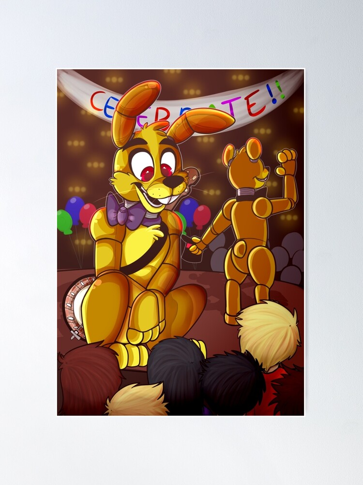 c4d) Fredbear and Springbonnie poster : r/fivenightsatfreddys