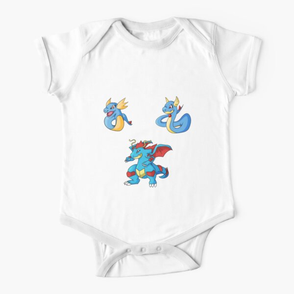 Sprites Dragonite Print Newborn Baby T-shirt Toddler Graphic Tee Infant Vest Top 