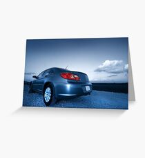 Sports Car Greeting Card