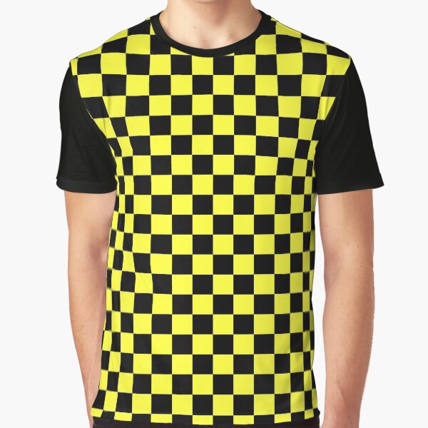 black and yellow checkered vans shirt