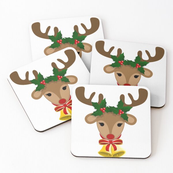Item preview, reindeer face, crown, head designed and sold by atevern.