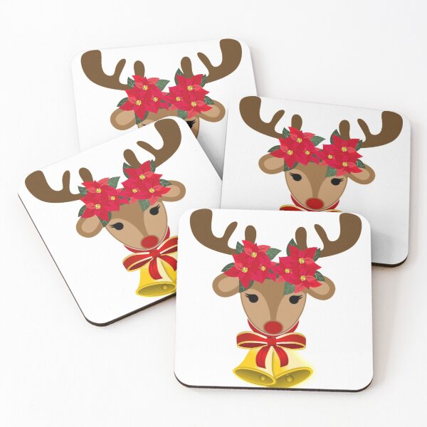 Item preview, reindeer face, crown, head designed and sold by atevern.