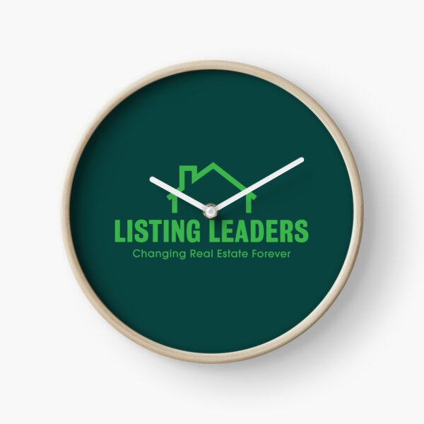 Listing Leaders Dark Clock Clock