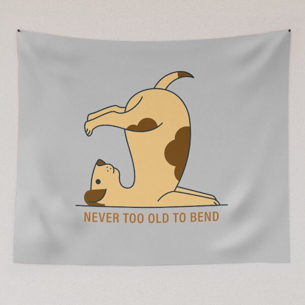 Item preview, Never Too Old To Bend designed and sold by teegear.