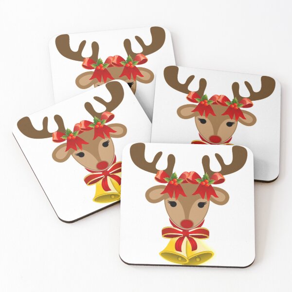 Item preview, reindeer face, crown, head designed and sold by atevern.