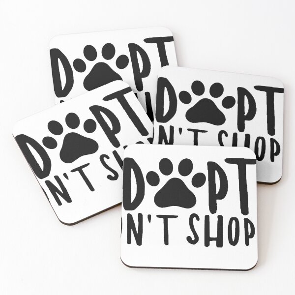 Item preview, Adopt don't shop designed and sold by JNArt.