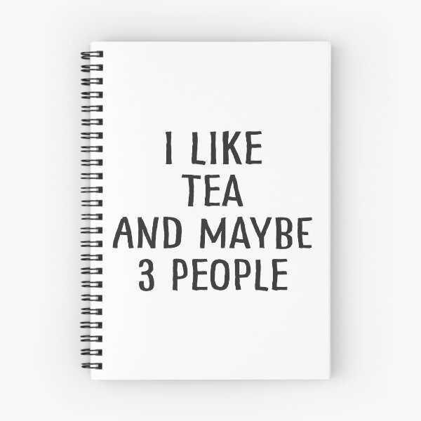 Item preview, I Like Tea And Maybe 3 People designed and sold by teesaurus.