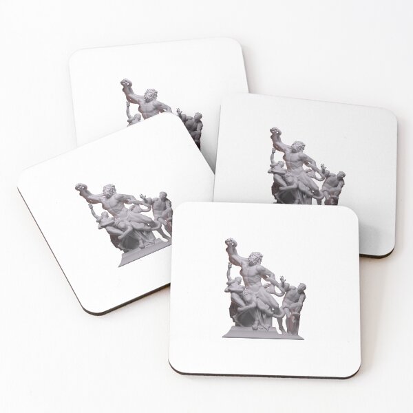 Item preview, Laocoon - LOARTZ Sculpture - Black and White designed and sold by URBANCRAFTee.