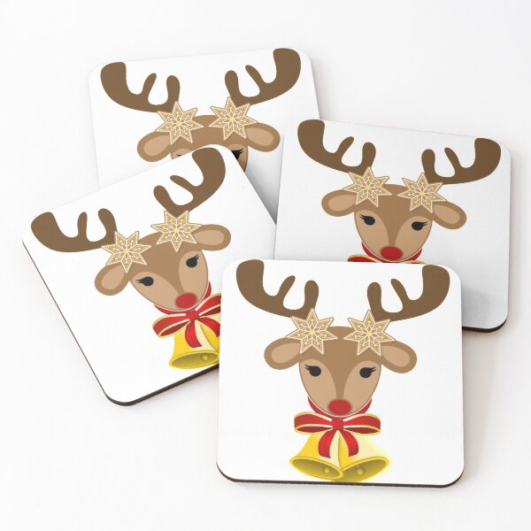Item preview, reindeer face, crown, head designed and sold by atevern.