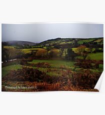 Outlook Over the Glen, Cushendun, County Antrim. Poster
