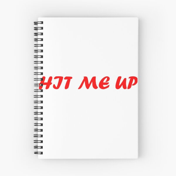 Item preview, Hit Me Up Red designed and sold by torontoraps5.
