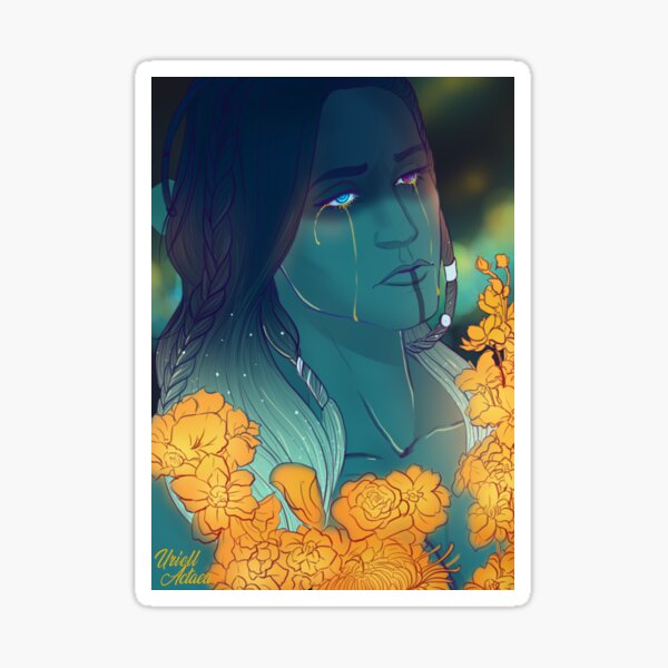 Yasha - flowers of hope Sticker