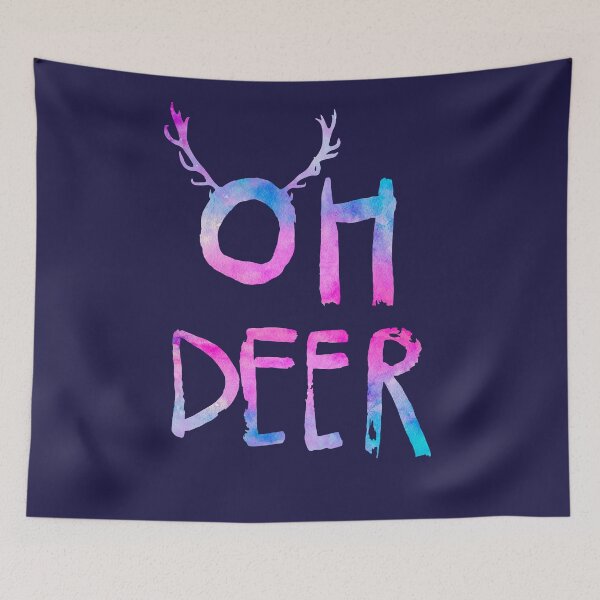 Item preview, Oh Deer Christmas reindeer deer designed and sold by RAWWR.