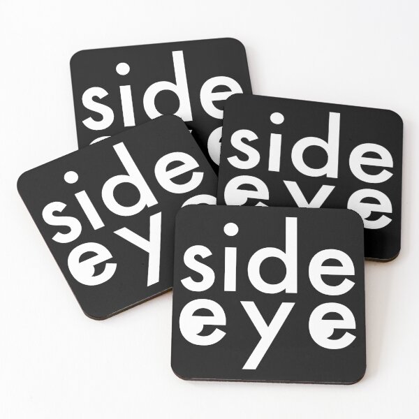 Item preview, Side Eye (white on black) designed and sold by ChristopheSpink.