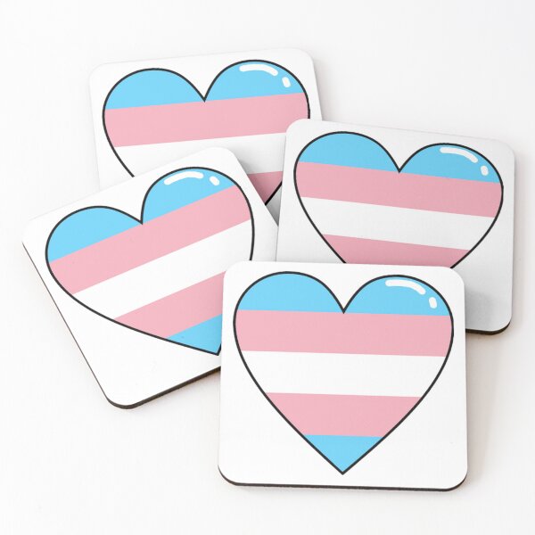 Item preview, Transgender flag heart designed and sold by codytheclod.