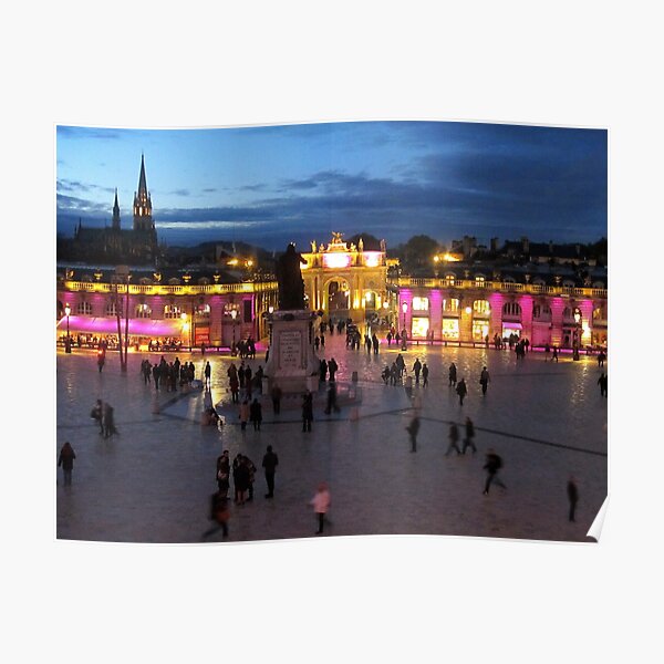 Place Stanislas Nancy France. Poster