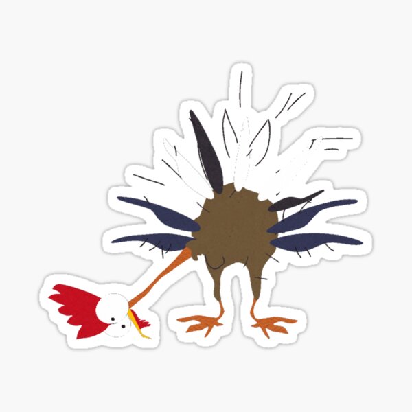 Gobbles The Turkey Sticker