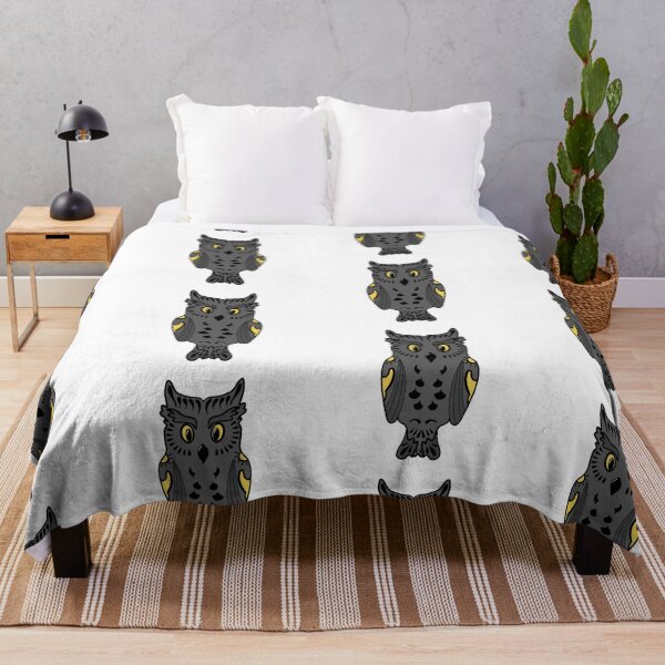 Item preview, Bird Art - Night Owl - Halloween bird print designed and sold by Studio66Designs.