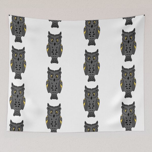 Item preview, Bird Art - Night Owl - Halloween bird print designed and sold by Studio66Designs.
