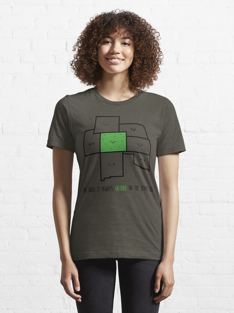 Alternate view of Greener in Colorado Essential T-Shirt