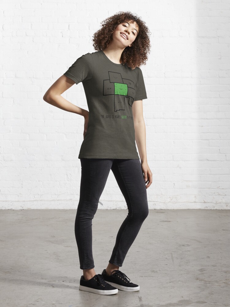 Alternate view of Greener in Colorado Essential T-Shirt