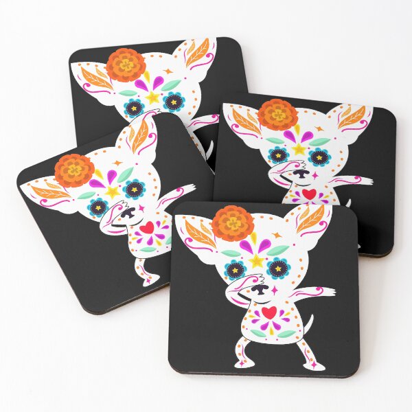 Item preview, Cute Sugar Skull Dabbing Chihuahua Dia De Muertos designed and sold by Bousselham.