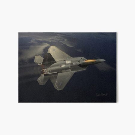Lockheed Martin F22 Raptor Art Board Print