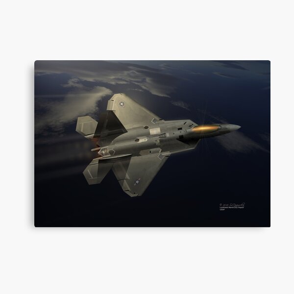 Lockheed Martin F22 Raptor Canvas Print