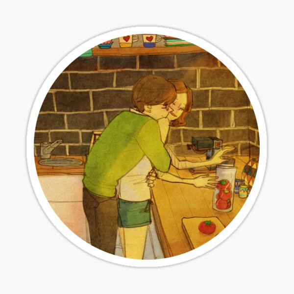 Back Hug Sticker