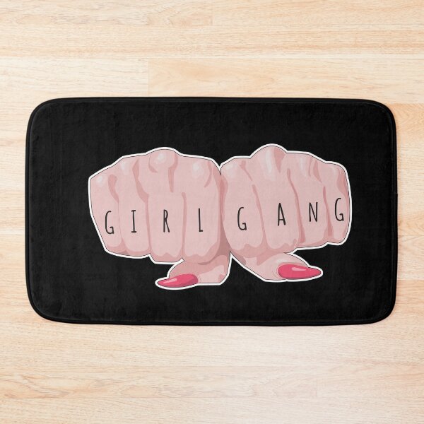 Item preview, Support your local Girl Gang Fists Knuckle Tattoo designed and sold by TrashTante.