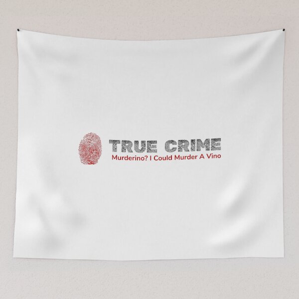Item preview, True Crime Murderino - Murder A Vino Wine & Crime designed and sold by phoxydesign.