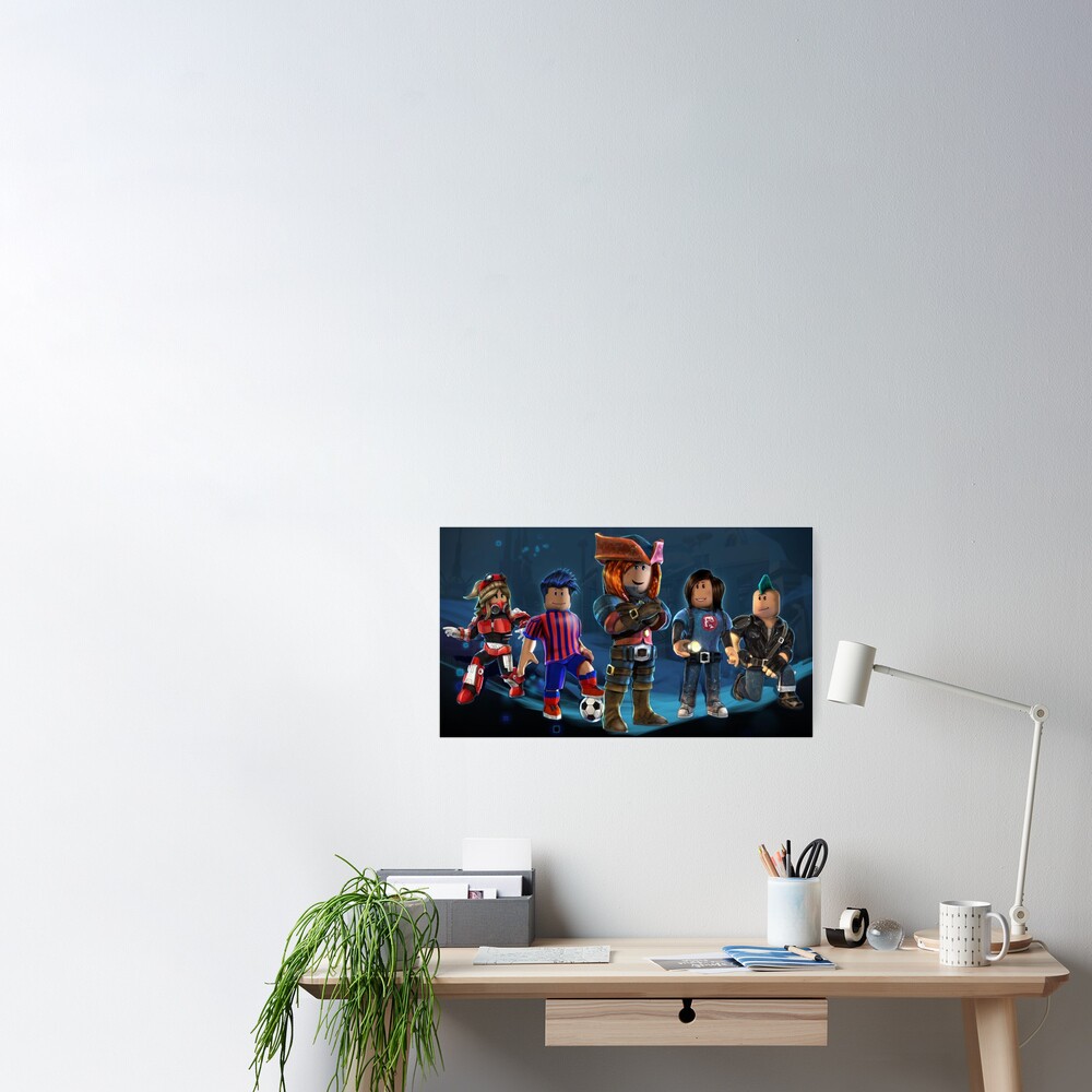 Roblox Game Poster By Best5trading Redbubble - roblox mmo square