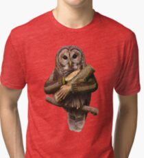 The owls are not what they seem Tri-blend T-Shirt