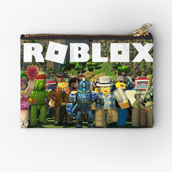 Roblox Zipper Pouches Redbubble - roblox chill face no background roblox online game