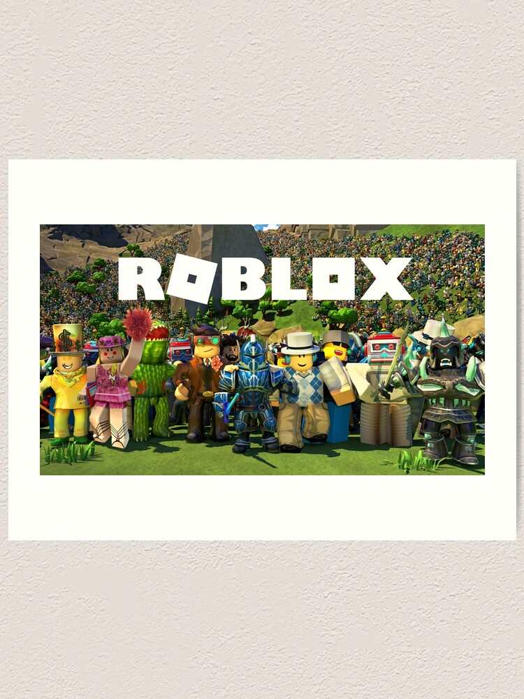 Roblox Game 2 Art Print By Best5trading Redbubble - roblox game wall art redbubble