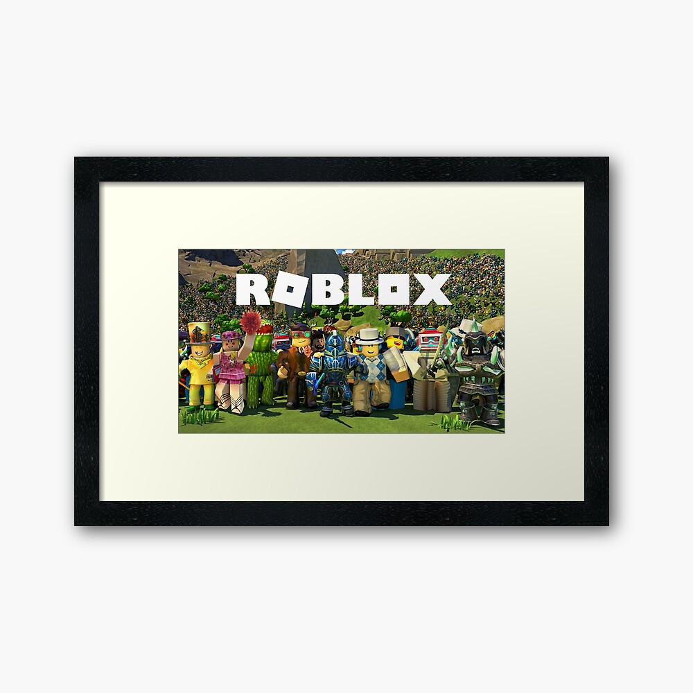 Roblox Game 2 Framed Art Print By Best5trading Redbubble - roblox football game