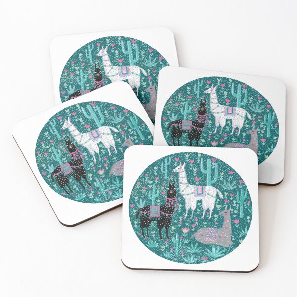 Item preview, Lamas designed and sold by Rebecca Reck Art.