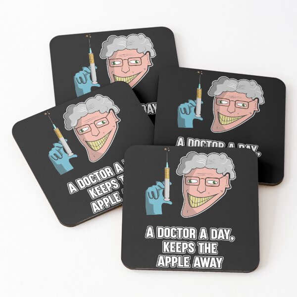 Item preview, A Doctor A Day Keeps The Apple Away designed and sold by amarvilks.