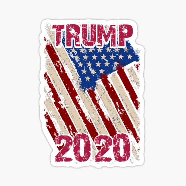 VETERANS for TRUMP 2020 Trump Political Mini Stickers Decals 3" 10 pack wht 